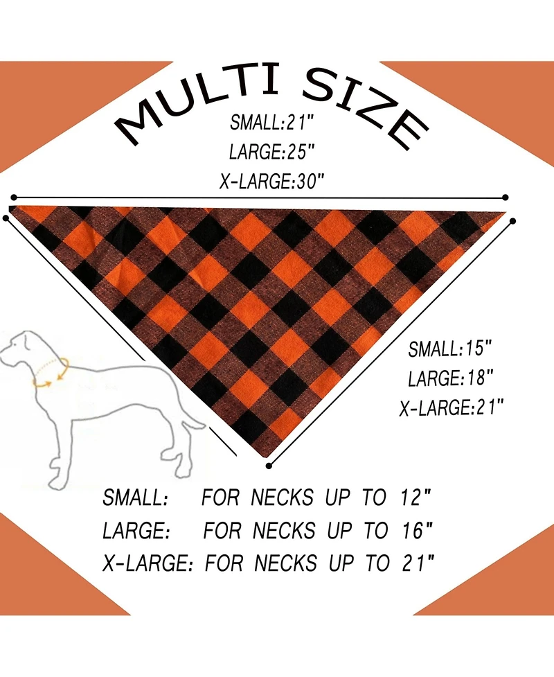 Aronkl Spring Dog Bandanas 2 Pack Floral Pet Scarves Durable Double Layer Fabric Seasonal Cute Fashionable for Dogs