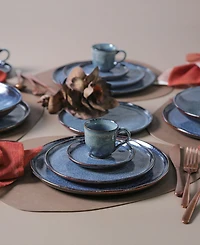 Porto Brasil Stoneware Buffer Dinner Plates, Set of 6