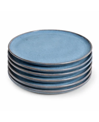 Porto Brasil Stoneware Bread Plates, Set of 6