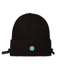 MeMoi Kids Ribbed "All-Over Bows" Rayon-Blend Cuffed Beanie
