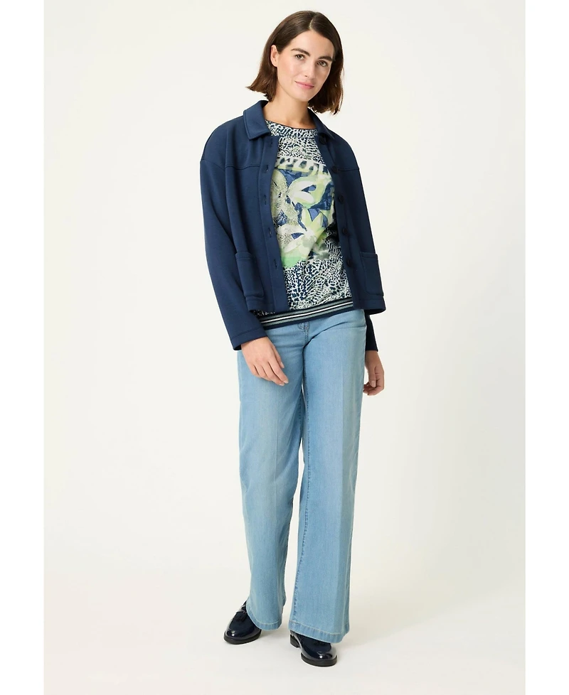 Olsen Women's Animal Placement Print T-Shirt
