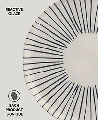 Porto Brasil Elemento Stoneware Dinner Plates, Set of 6