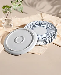 Porto Brasil Elemento Stoneware Dessert Plates, Set of 6