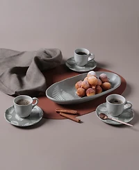 Porto Brasil Seiva 12 Pc. Espresso Cup and Saucer Set, Service for 6