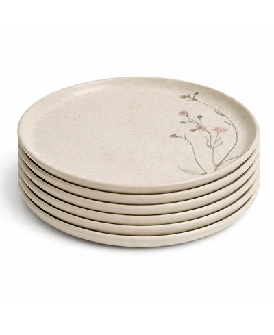 Porto Brasil Campestre Stoneware Dessert Plates, Set of 6