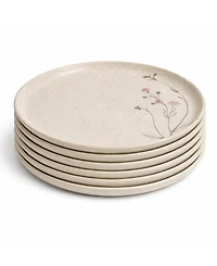 Porto Brasil Campestre Stoneware Dessert Plates, Set of 6