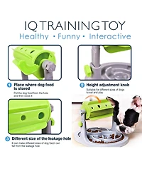 Aronkl Interactive Dog and Cat Food Puzzle Slow Feeder Iq Trainer Adjustable Height for Small Medium Pets