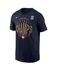 Nike Men's Navy Uconn Huskies 2026 Ncaa Basketball National Champions Locker Room T-Shirt