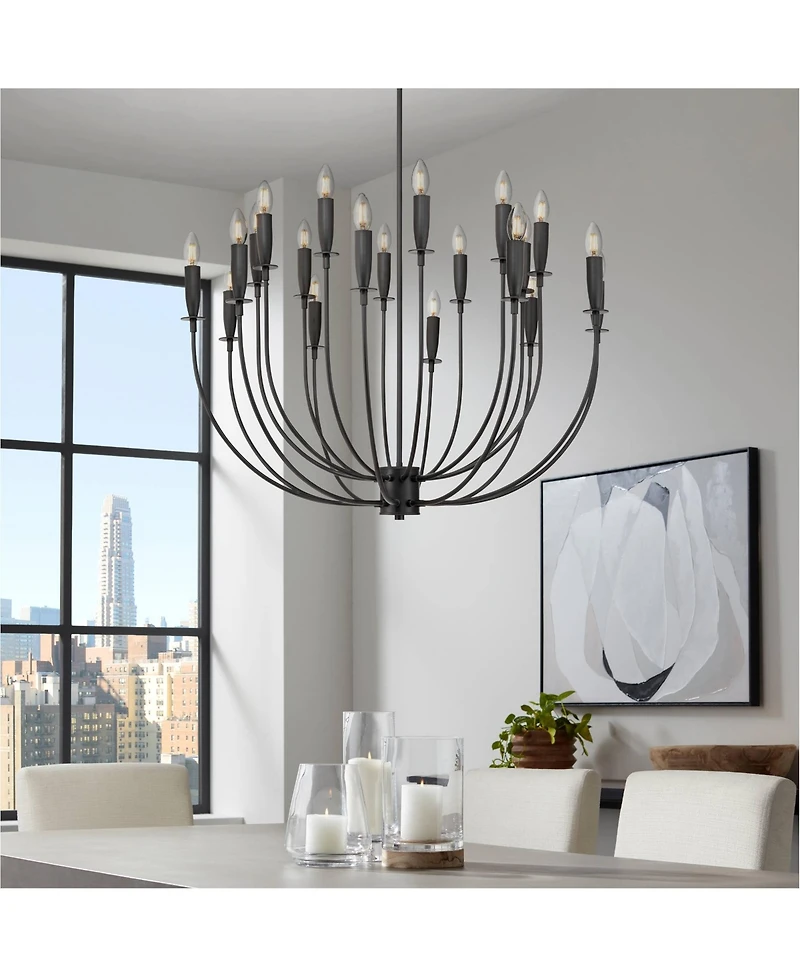 Possini Euro Design Possini Euro Lloyd Wide 20-Light Modern Chandelier