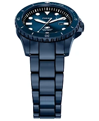 Fossil Men's Fossil Blue Dive Three-Hand Navy Stainless Steel Watch, 42mm