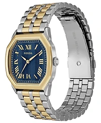 Fossil Women's Harlow Three-Hand Two-Tone Stainless Steel Watch, 27mm