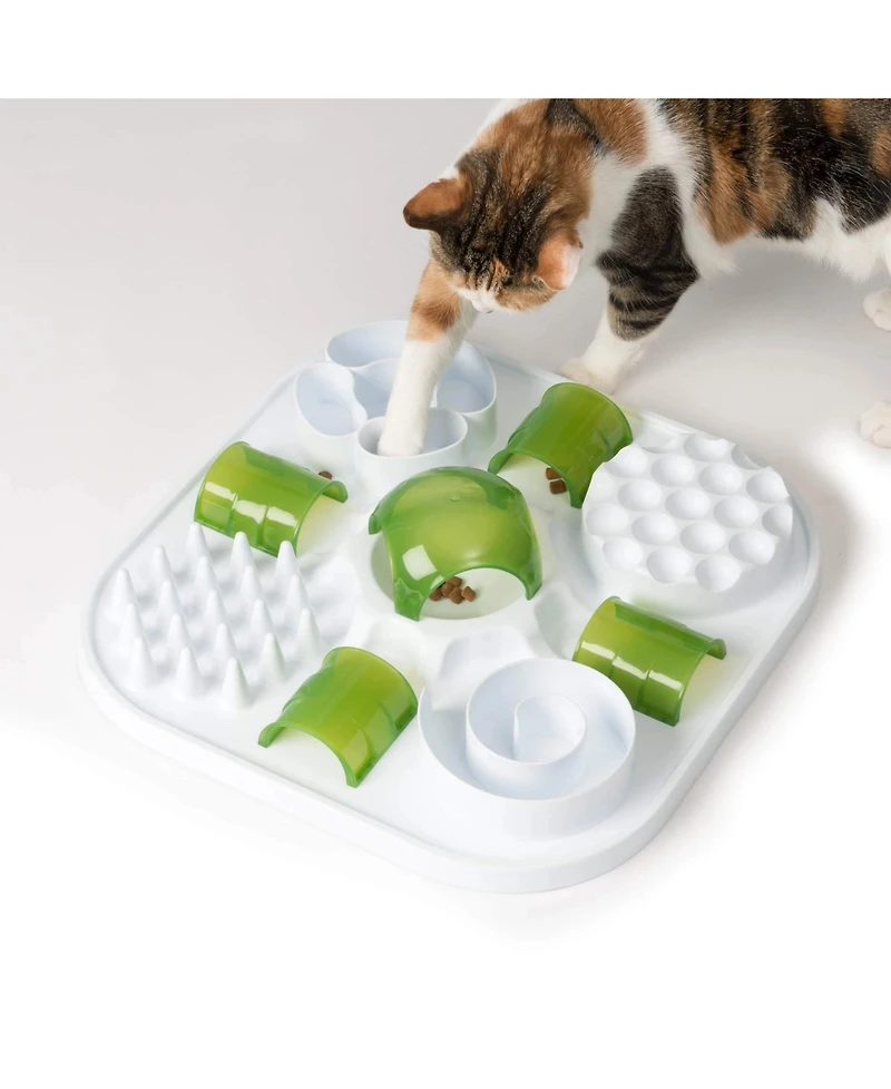 Aronkl Interactive Cat Puzzle Feeder 6 Activities Food Stimulation Exercise Play Natural Abilities