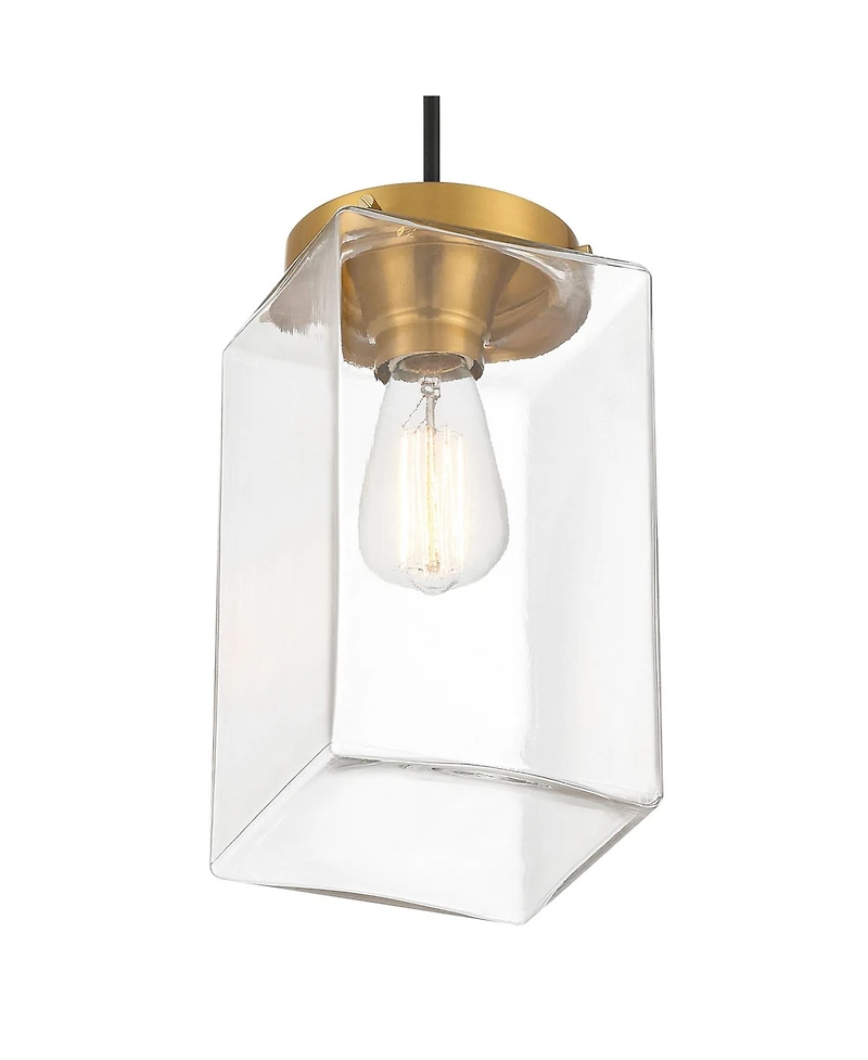 Possini Euro Design Lausanne 6"W Burnished Modern Mini Pendant Light