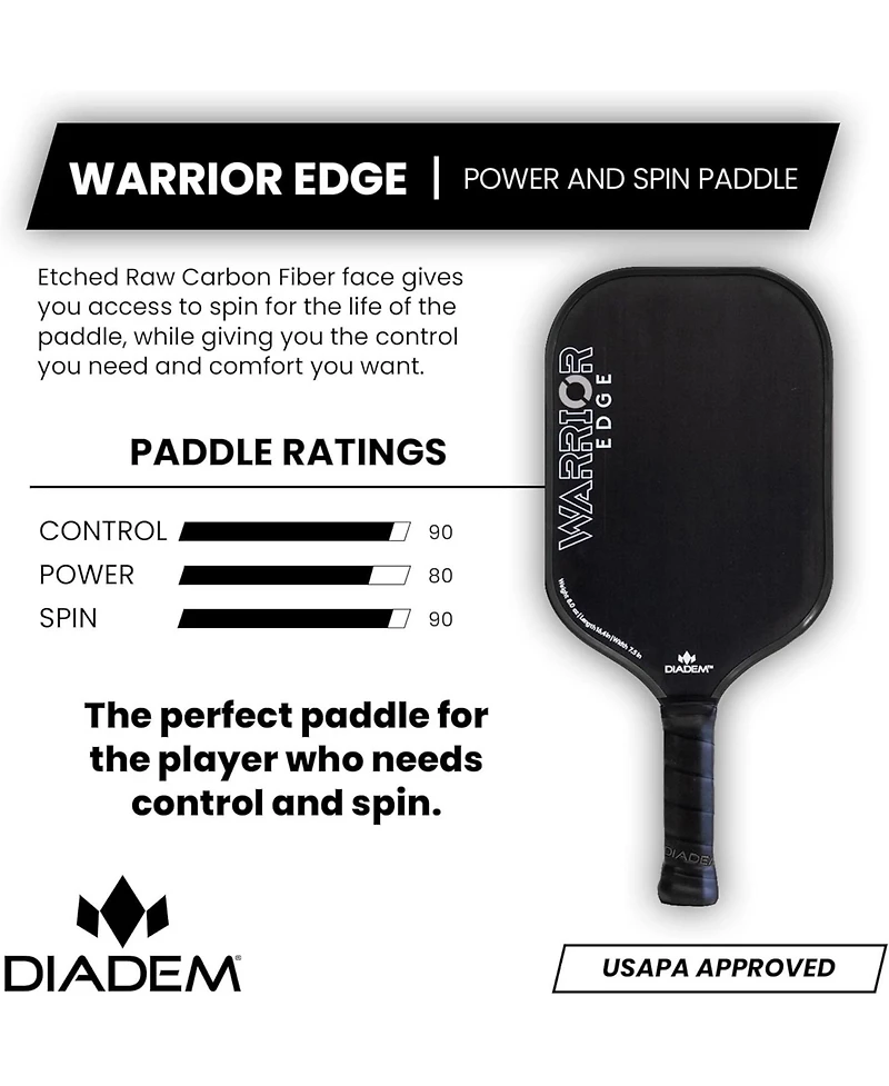 Diadem Warrior Edge Pickleball Paddle