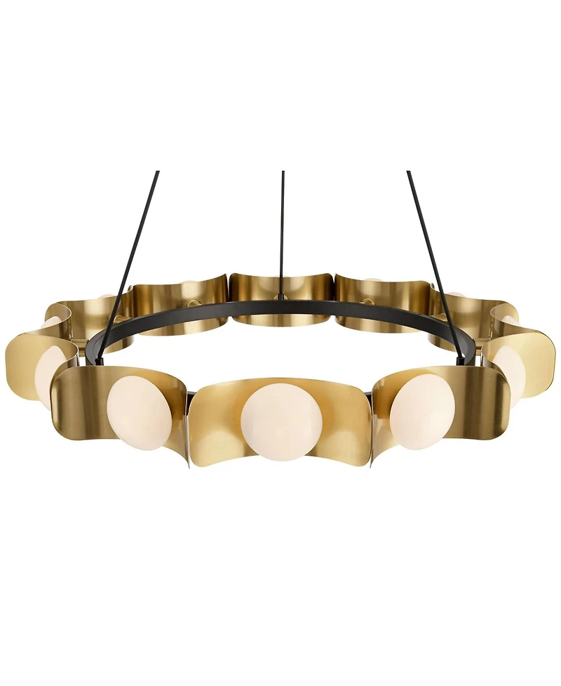 Possini Euro Design Possini Euro Novara 37 1/2" Wide 12-Light Ring Chandelier