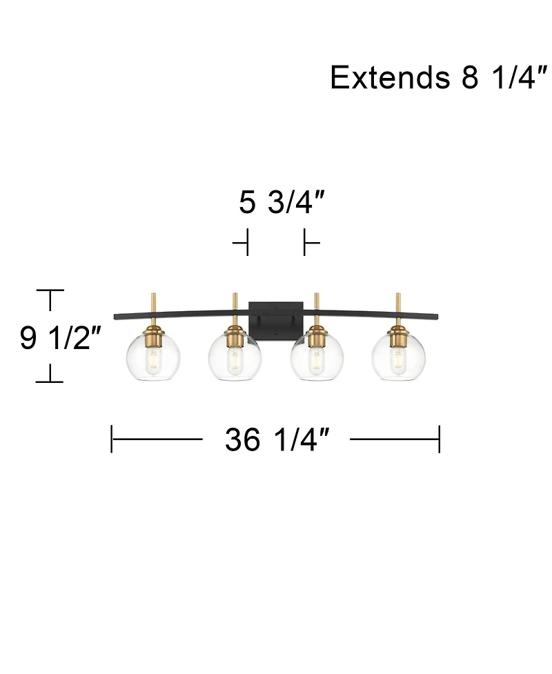 360 Lighting Duka 36 1/4" Wide 4-Light