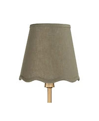 Possini Euro Design Ophelia 9 1/2"H Warm Brass Plug-In Wall Sconce