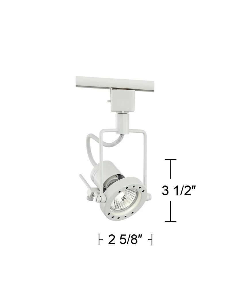 Pro Track Finish GU10 50-Watt Halogen European Style Track Light
