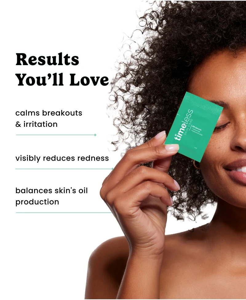 Timeless Skin Care Vitamin B5 Hydration Serum Single Use Pouches