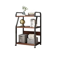 gaomon 3-Tier Rolling Printer Stand with Wheels, Mobile Printer Table Storage Cart