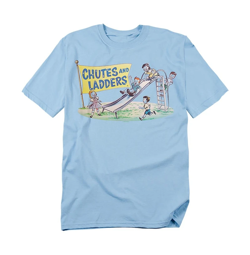 Logovision Men's Chutes And Ladders Old School T-Shirt