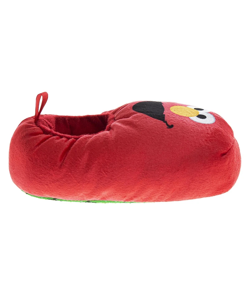 Sesame Street Boys' Toddler/Big Kid Elmo Slippers