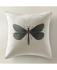 Z Gallerie Beaded Dragonfly Pillow