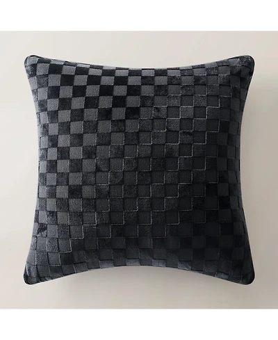 Z Gallerie Checker Velvet Pillow