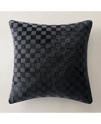 Z Gallerie Checker Velvet Pillow