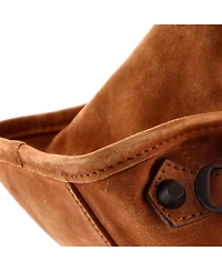 Pre-Owned Balenciaga Medium City Classic Studs Bag Suede