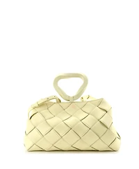 Pre-Owned Bottega Veneta Grasp Top Handle Bag Maxi Intrecciato Leather