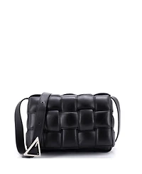 Pre-Owned Bottega Veneta Small Cassette Crossbody Bag Maxi Intrecciato Leather