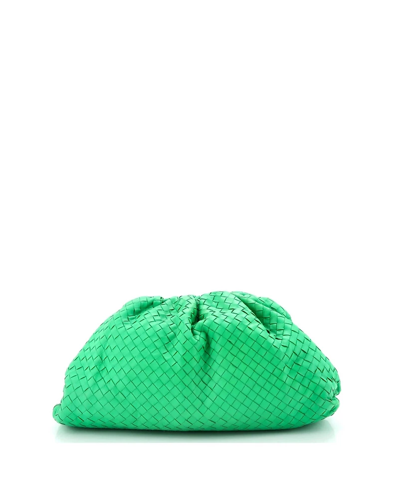 Pre-Owned Bottega Veneta The Pouch Intrecciato Nappa