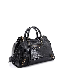 Pre-Owned Balenciaga Medium Neo Classic City Bag Embossed Leather