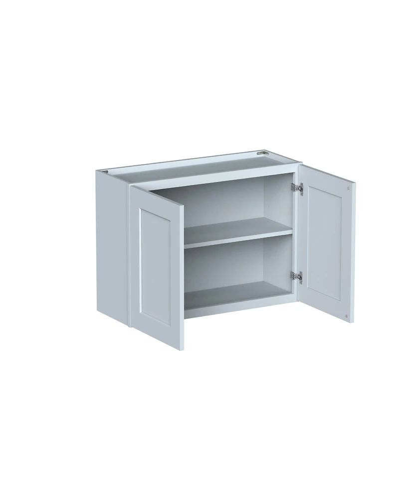 Boyel Living W33 Wall Cabinet with Full Overlay Hdf Door for Custom Kitchen or Bathroom