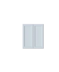 Boyel Living W36" Dove Wall Cabinet with Full Overlay Hdf Door for Custom Kitchen or Bathroom