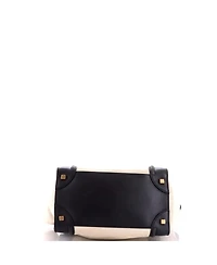 Pre-Owned Celine Mini Luggage Bag Canvas and Leather
