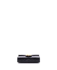 Pre-Owned Gucci Mini Gg Marmont Chain Wallet Matelasse Leather