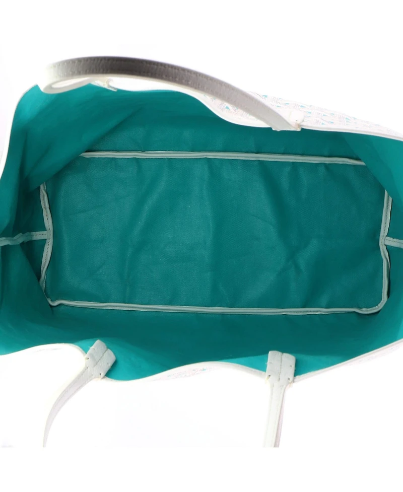 Pre-Owned Goyard Pm Saint Louis Tote Claire Voie Coated Canvas