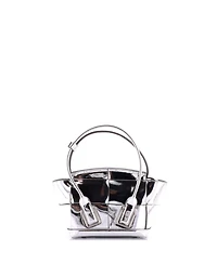 Pre-Owned Bottega Veneta Mini Arco Bag Maxi Intrecciato Leather