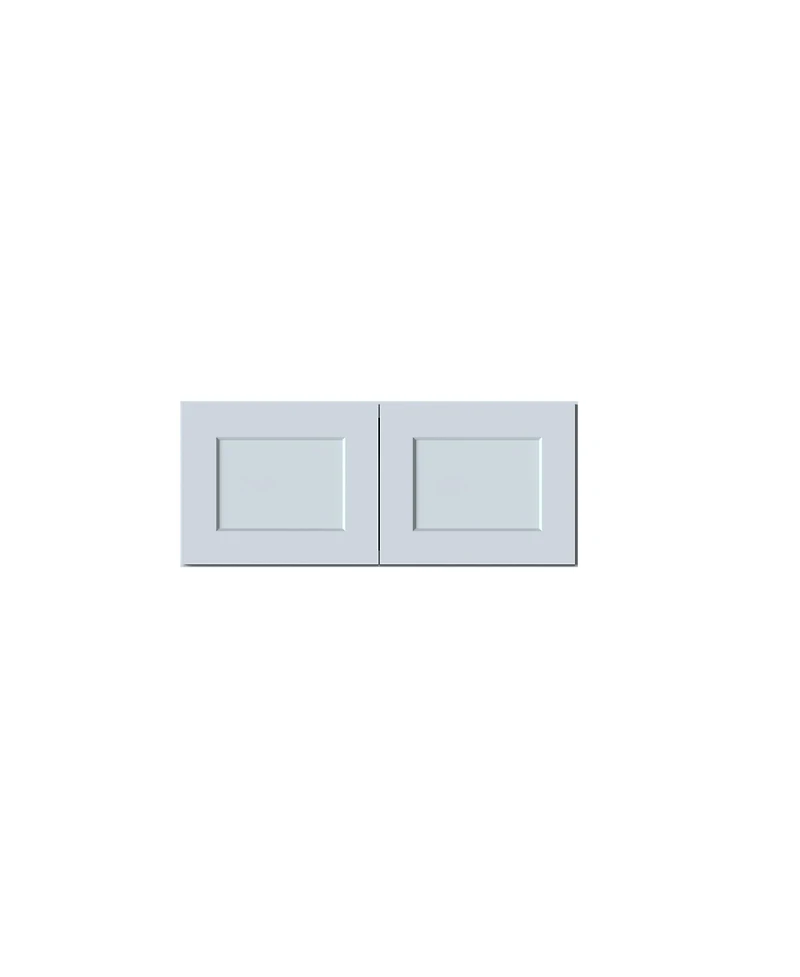 Boyel Living W36" Dove Short Wall Cabinet with Full Overlay Hdf Door for Custom Kitchen or Bathroom