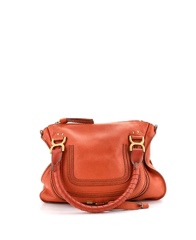 Pre-Owned Chloe Medium Marcie Satchel Leather