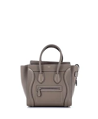 Pre-Owned Celine Micro Luggage Bag Grainy Leather