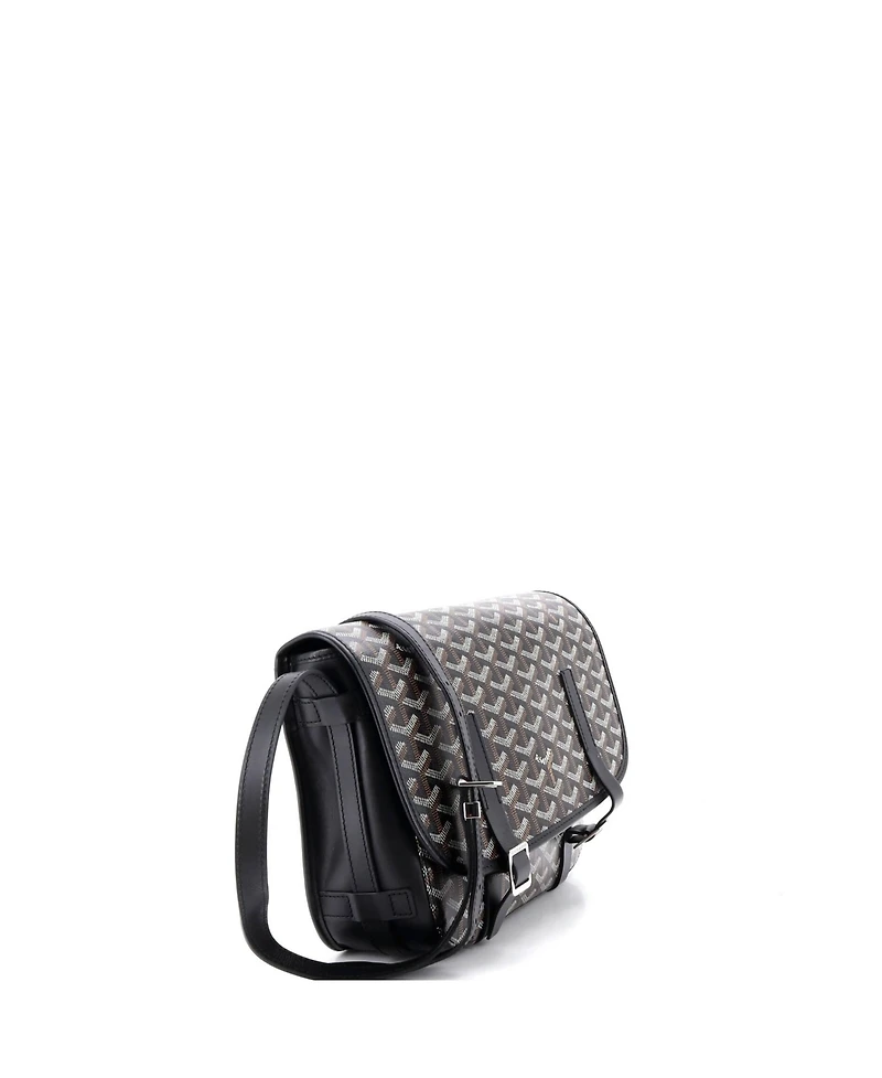 Pre-Owned Goyard Mm Belvedere Messenger Bag Coated Canvas