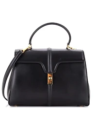 Pre-Owned Celine Medium 16 Top Handle Bag Smooth Calfskin