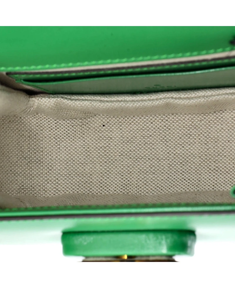 Pre-Owned Gucci Mini Bamboo 1947 Top Handle Bag Leather