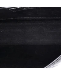 Pre-Owned Saint Laurent Medium Classic Monogram Envelope Satchel Mixed Matelasse Leather