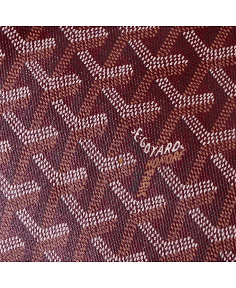 Pre-Owned Goyard Gm Senat Zip Pouch Coated Canvas