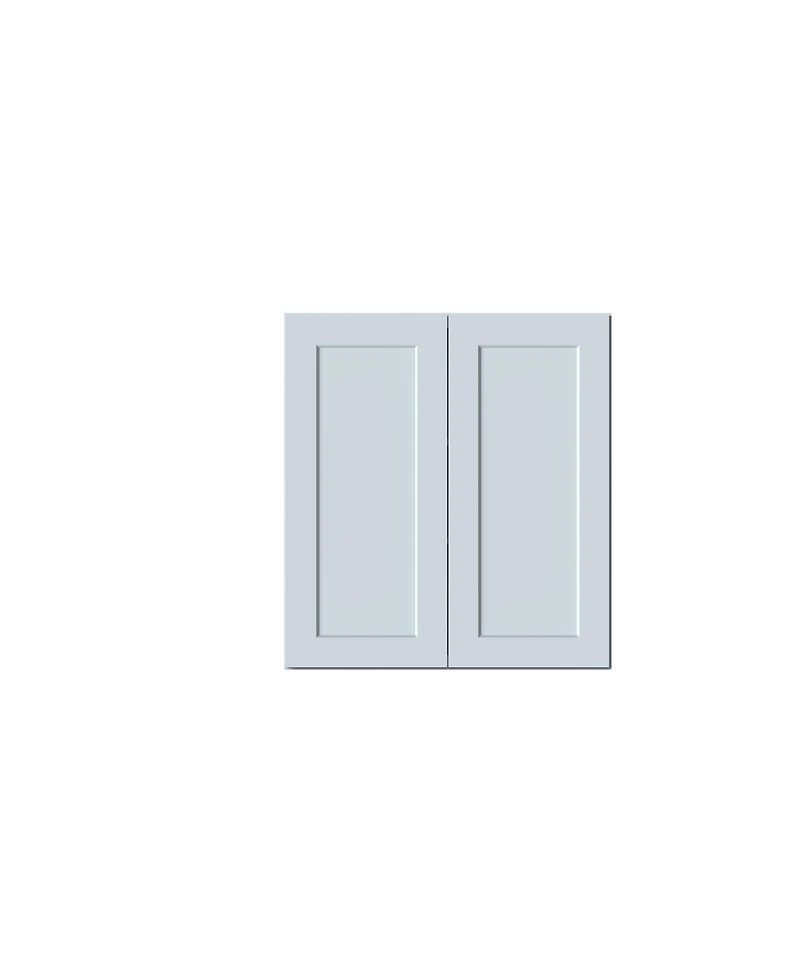 Boyel Living W33" Dove Wall Cabinet with Full Overlay Hdf Door for Custom Kitchen or Bathroom