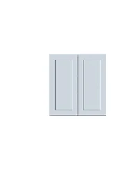 Boyel Living W33" Dove Wall Cabinet with Full Overlay Hdf Door for Custom Kitchen or Bathroom